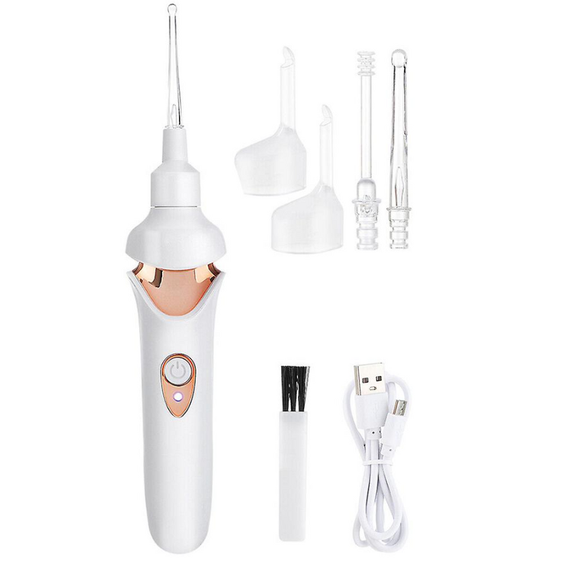 Electric Luminous Earpick Vibration Painless Vacuum