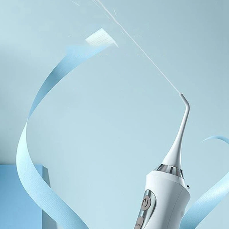 Oral Irrigator USB Water Flosser Portable Water Jet 300ML Water Tank Waterproof Teeth Cleaner