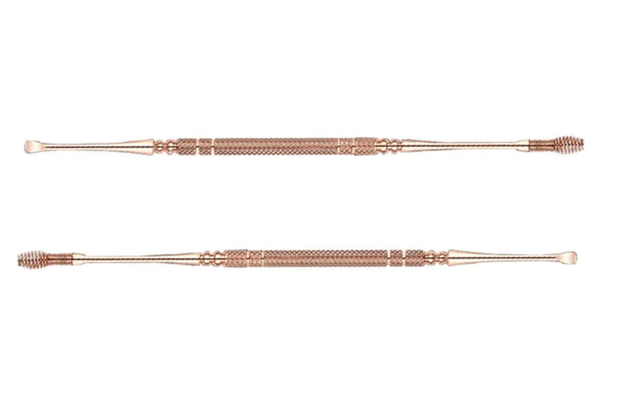 Rose Gold Stainless Steel Spiral Earpick Ear Scoop Earwax Digging Tools Earwax Curette Spoon Care Ear Clean Toolear Cleaner