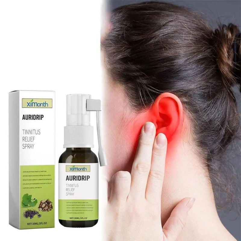 30Ml Tinnitus Relief Spray Relieve Tinnitus Discomfort in the Ear Clean Earwax Ear Drops anti Tinnitus Earwax Removal Spray